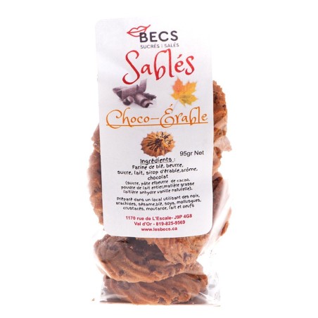 Sablés choco-érable