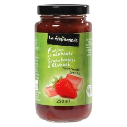 Tartinade fraises et rhubarbe