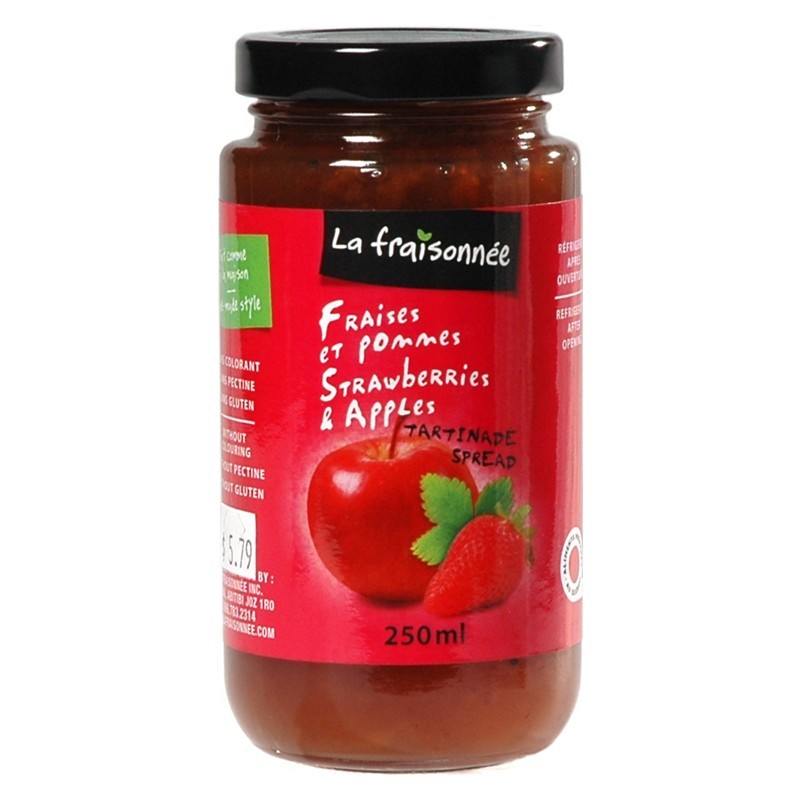 Tartinade fraises et pommes