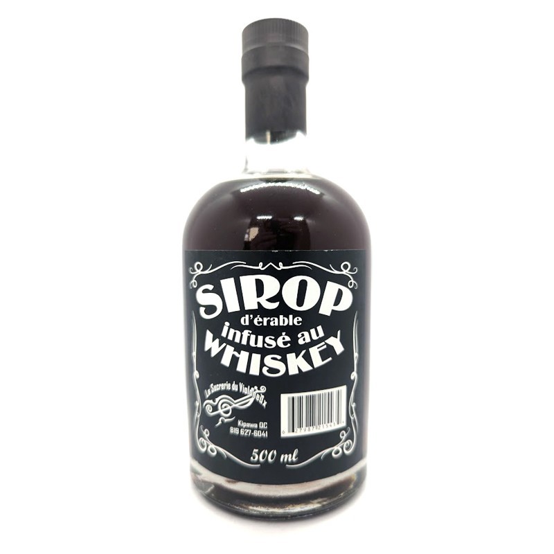 Sirop infusé au whiskey (500 ml)