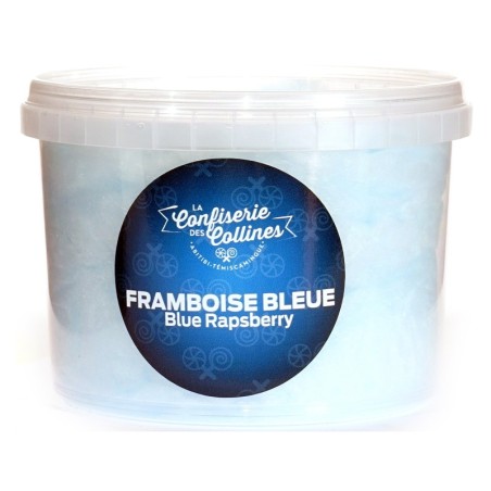 Barbe à papa à la la framboise bleue